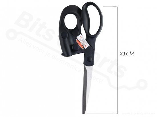 Scissors with laser